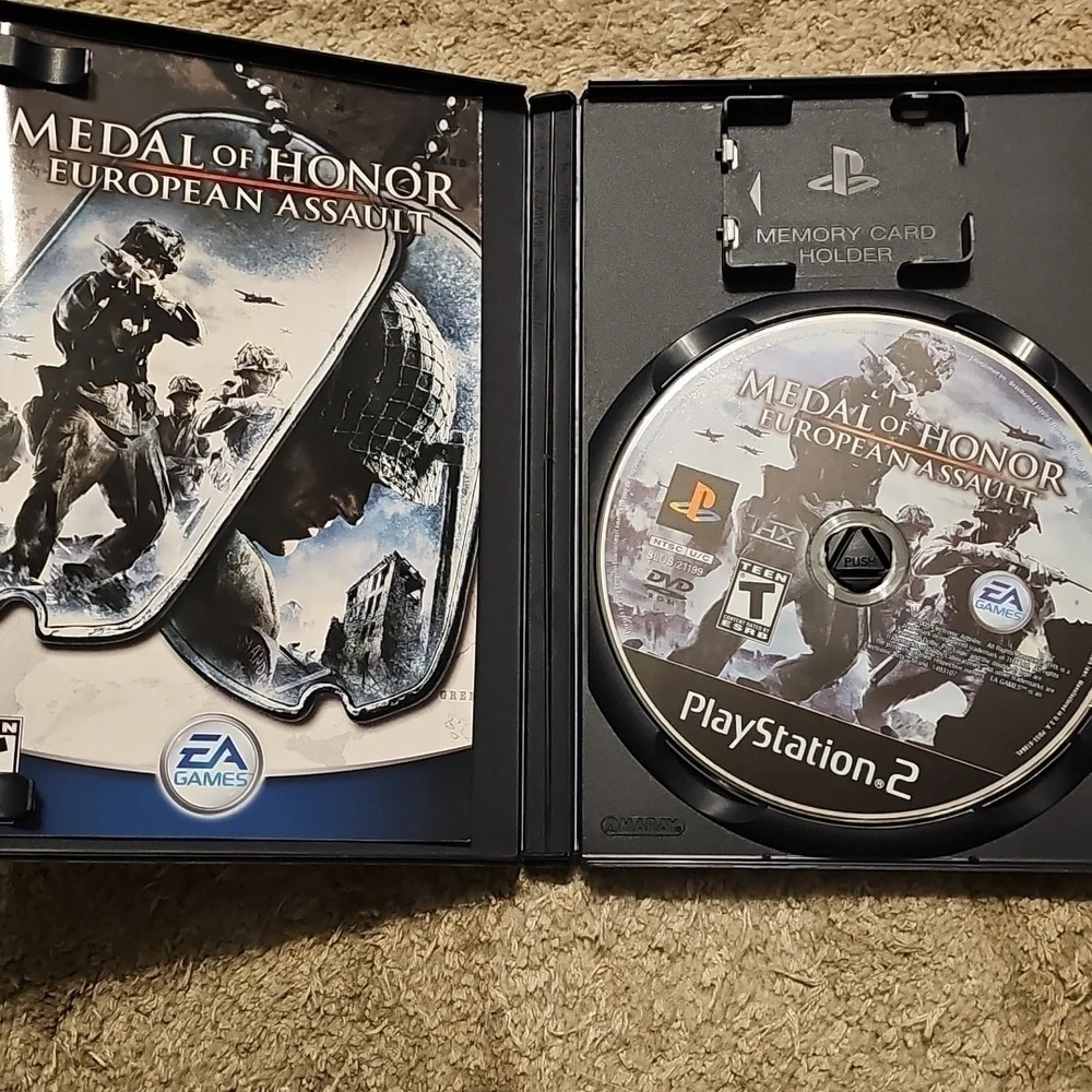 PS2 Medal Of Honor European Assault